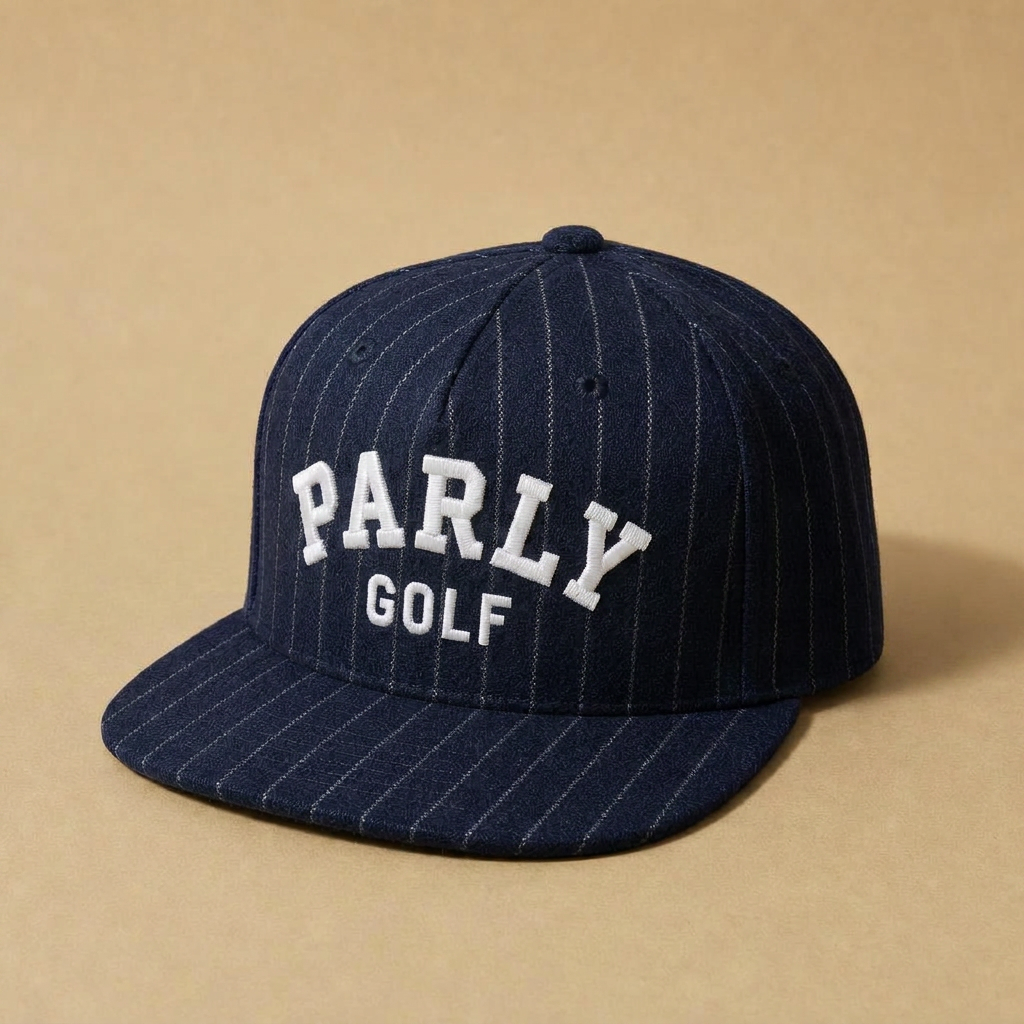 Pinstripe Wool Cap