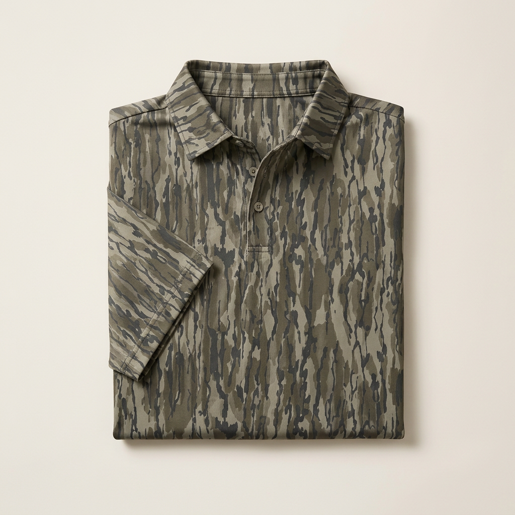 Brush Camo Polo — Olive