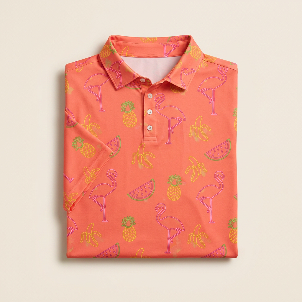 Cocktail Hour Polo — Coral