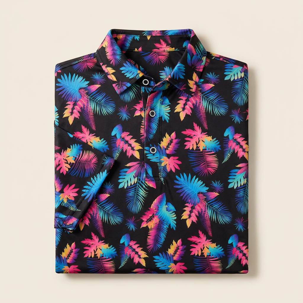 Neon Bloom Polo