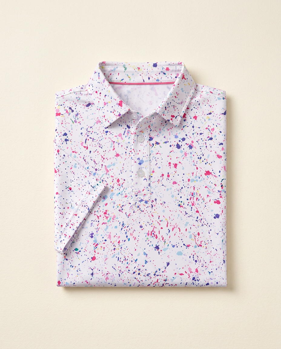 Paint Splatter Polo