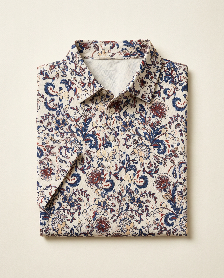 Paisley Sand Polo