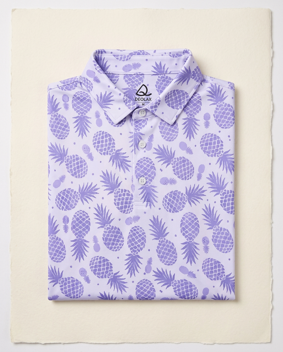 Pineapple Polo — Lilac