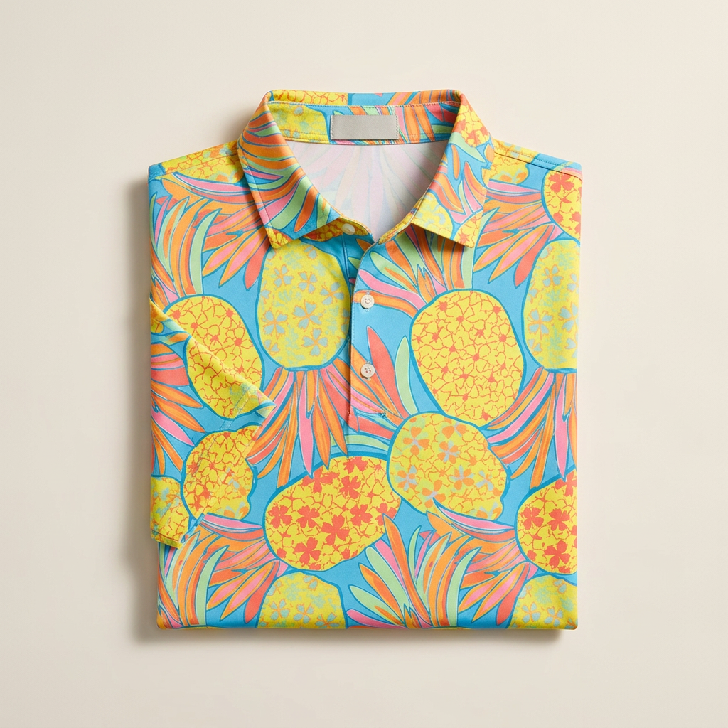 Pineapple Polo — Yellow