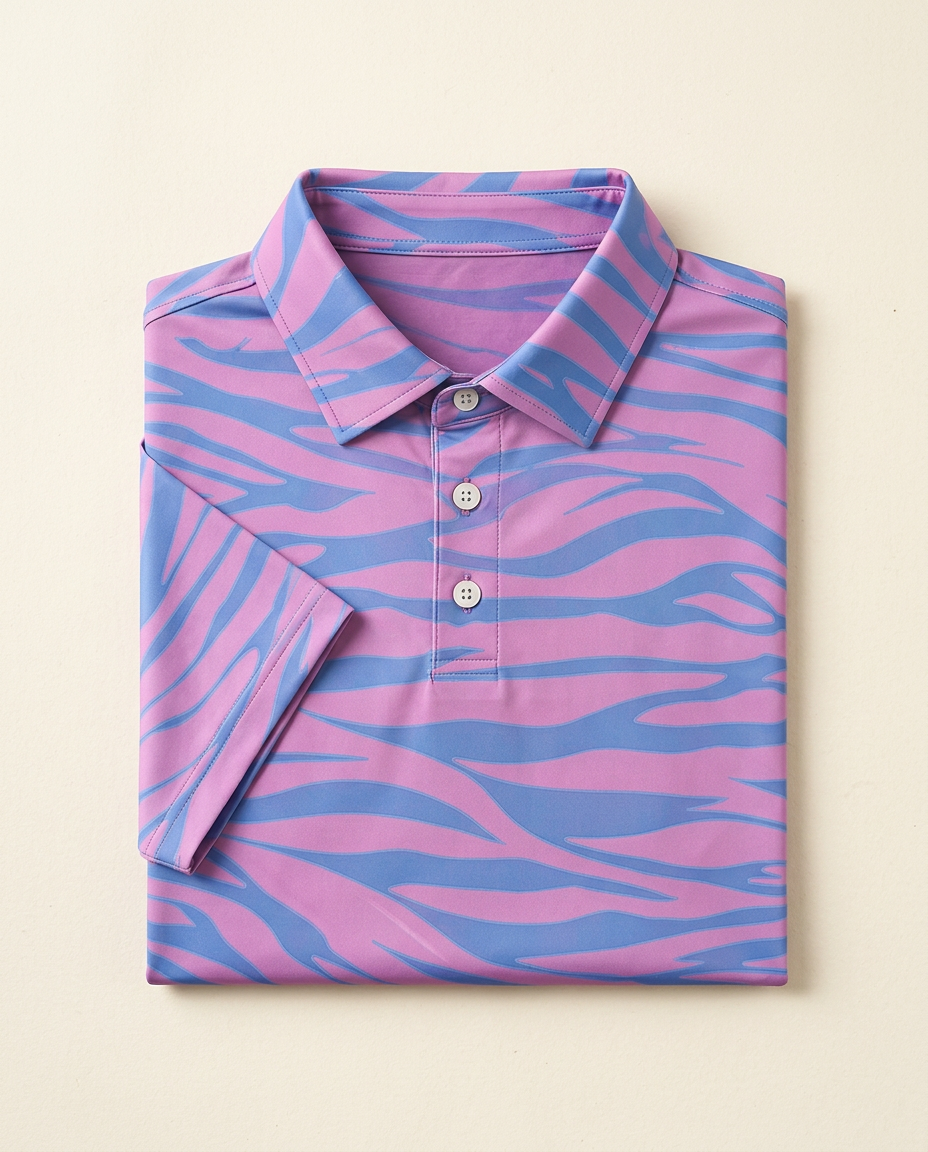 Zebra Fade Polo